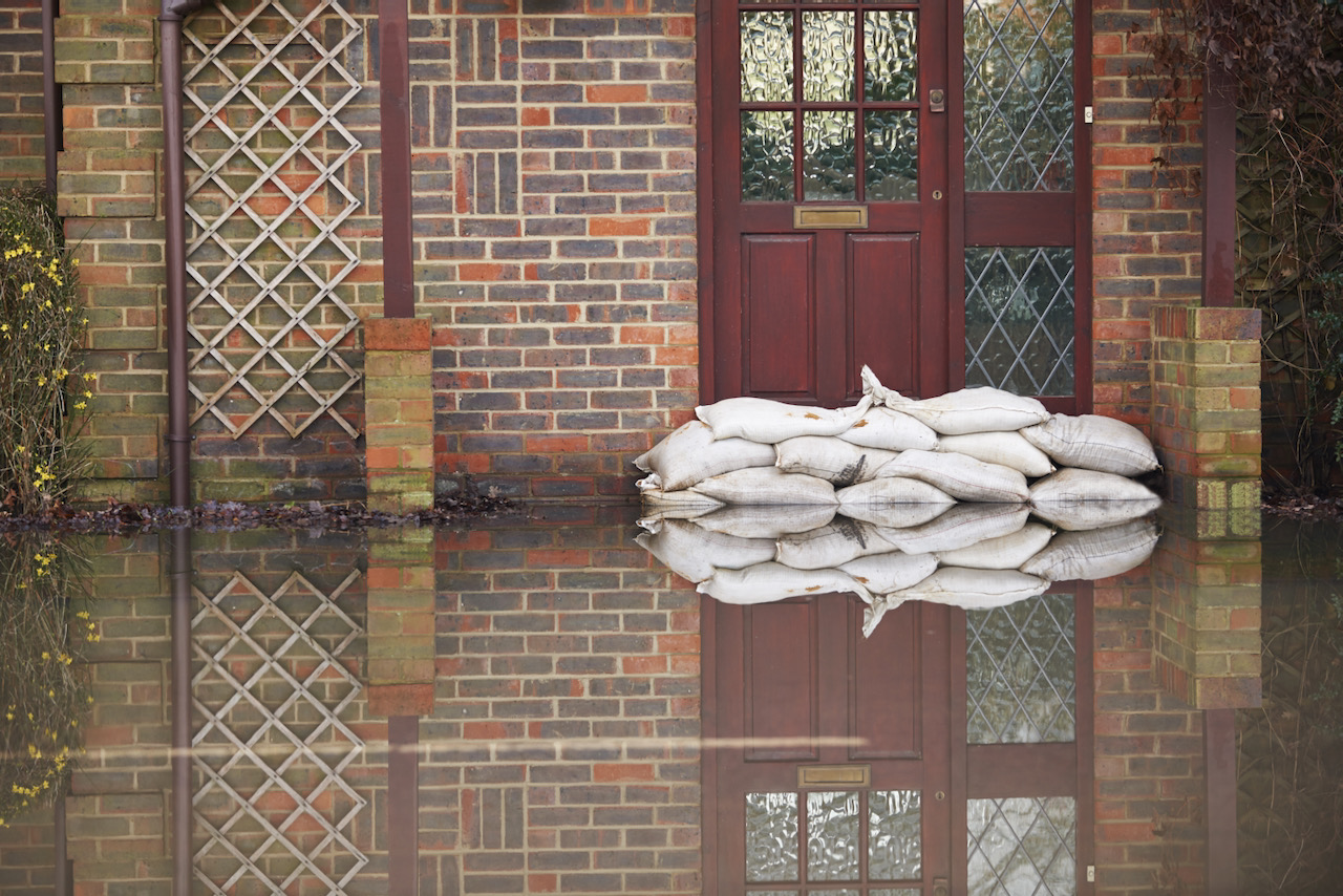 Flood-affected property featured by The Home Insurer